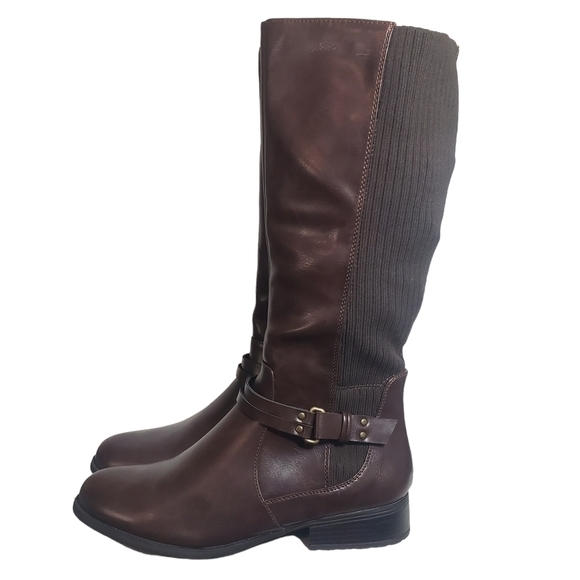 Life Stride X-Anita Dark Chocolate Tall Riding Boot Sz 11M - Picture 4 of 11